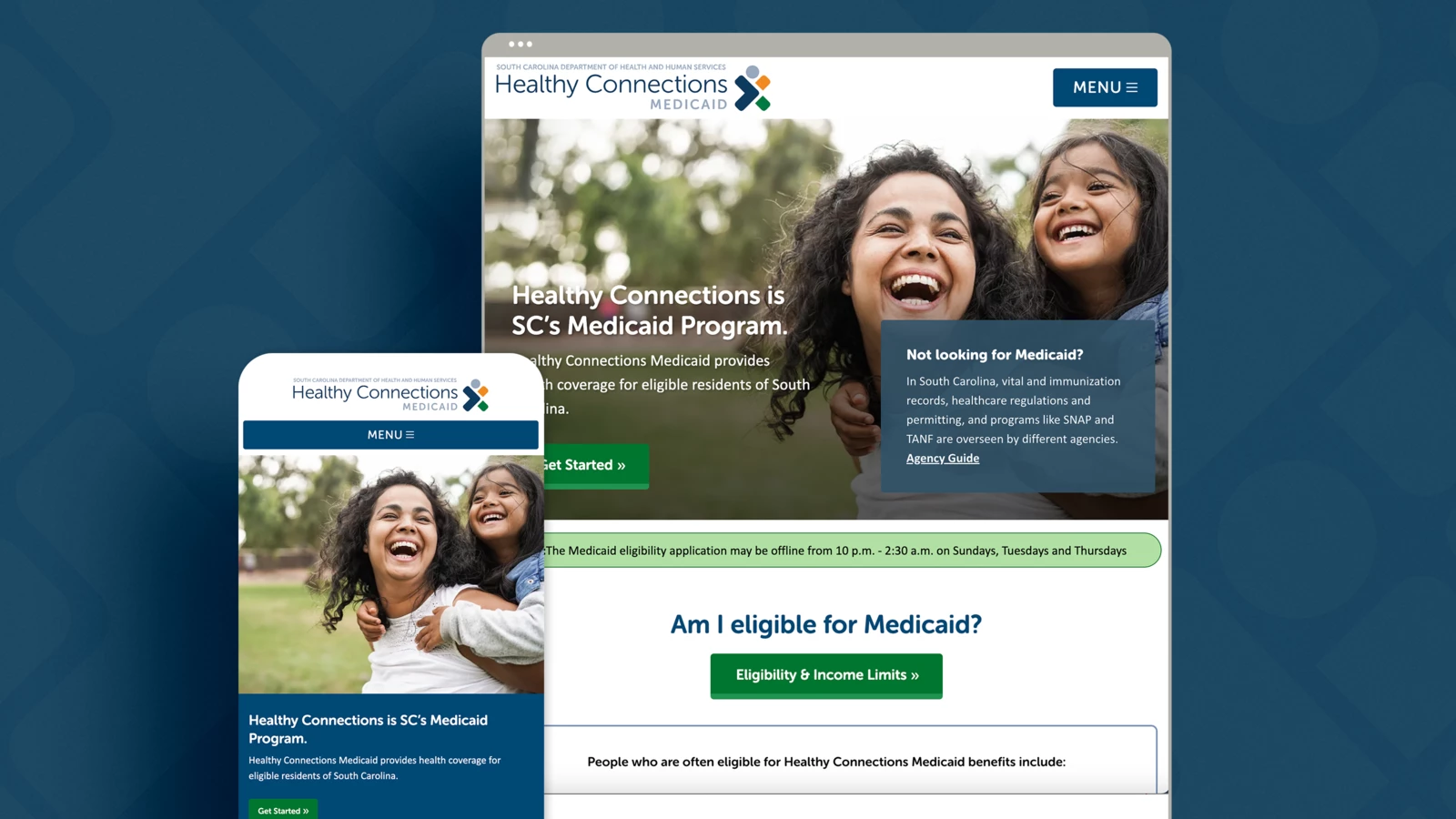 SCDHHS website